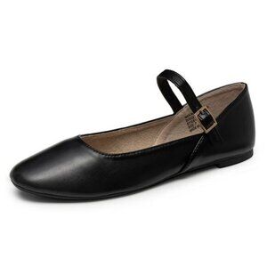 Alpine Swiss Cleo Women’s Mary Jane Ballet Flats Stylish Comfy Round Toe Dress
